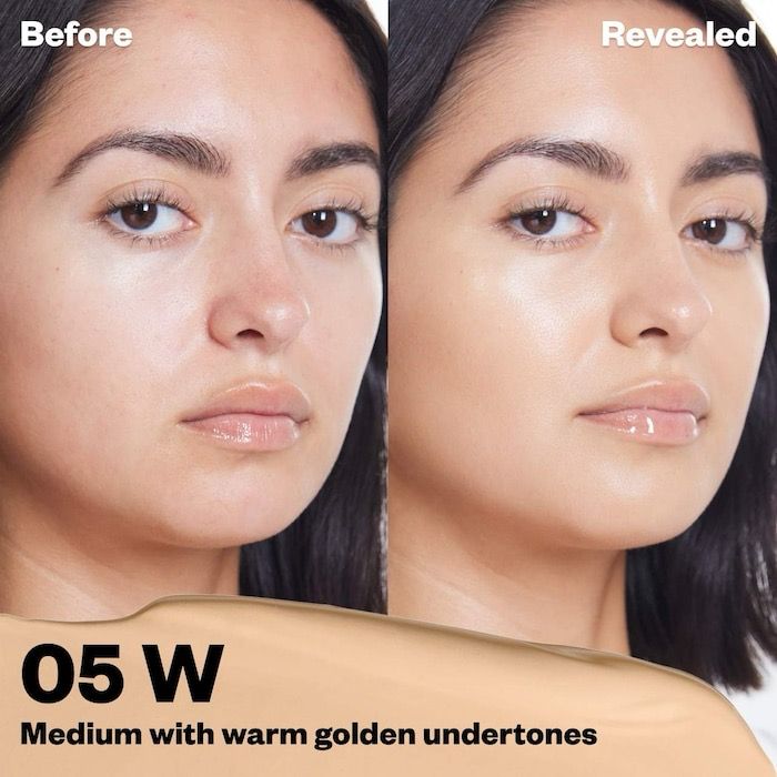 Kosas - Revealer Super Creamy + Brightening Concealer with Caffeine and Hyaluronic Acid | Tone 05 W - medium with golden undertones