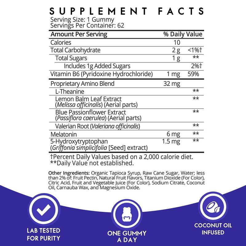 Sugarbear - Sleep Vitamin Gummies | 2 month supply