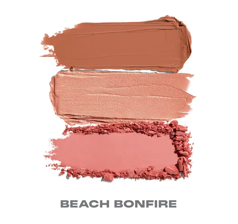 MORPHE - Cheek Thrills Multi-Finish Face Trio | Beach Bonfire