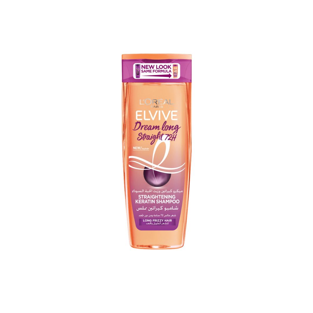 L&#39;ORÉAL PARIS ELVIVE - Dream Long Straight Shampoo - Black Cumin Oil &amp; Micro Keratin | 400 mL