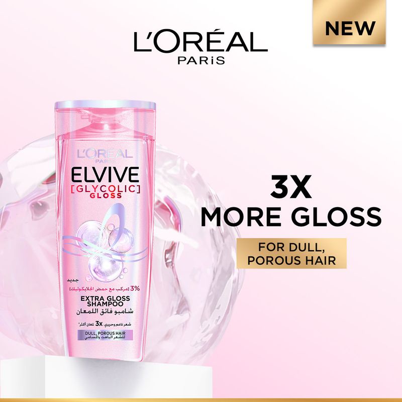 L'ORÉAL PARIS ELVIVE - Glycolic Extra Gloss Shampoo | 400 mL