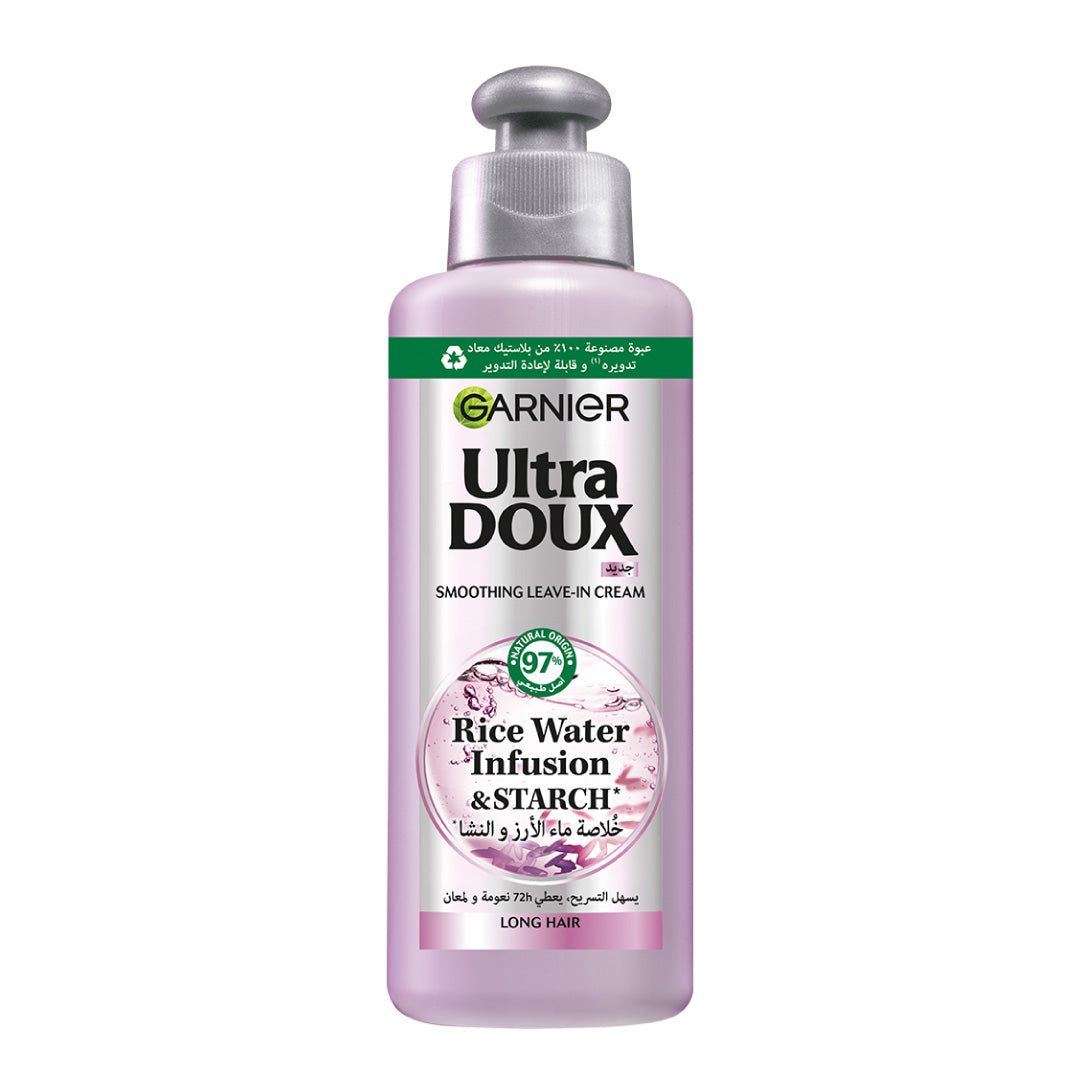 Garnier Ultra Doux - Rice Water Infusion &amp; Starch Leave-In Cream | 200 mL