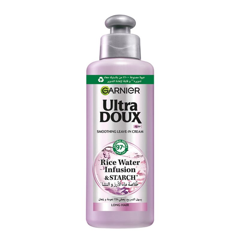 Garnier Ultra Doux - Rice Water Infusion &amp; Starch Leave-In Cream | 200 mL