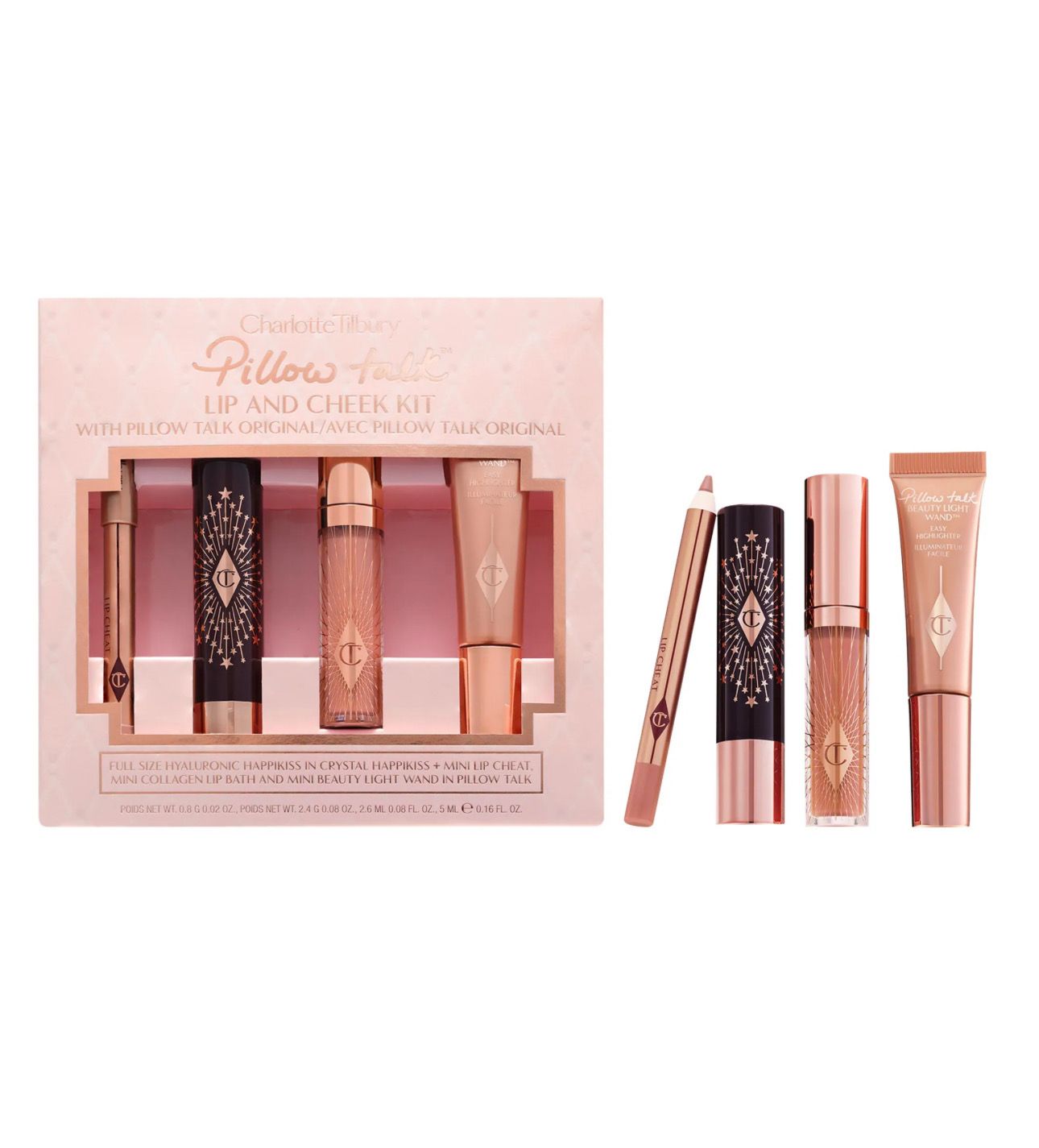 Charlotte Tilbury - Pillow Talk Iconic Lip and Cheek Secrets Set | Original 