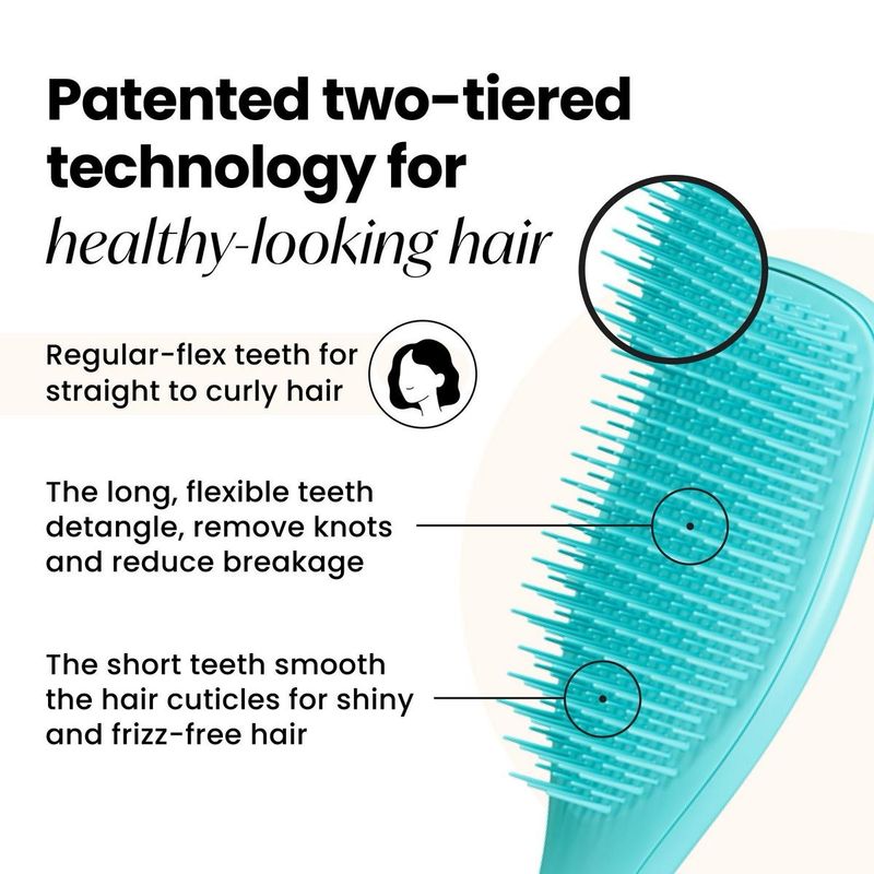 Tangle Teezer - The Ultimate Wet Detangler for Straight or Curly Hair | Marlin Blue