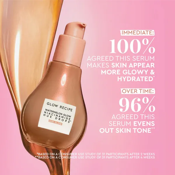 Glow Recipe - Mini Watermelon Niacinamide Hue Drops | Sun Glow 15 mL