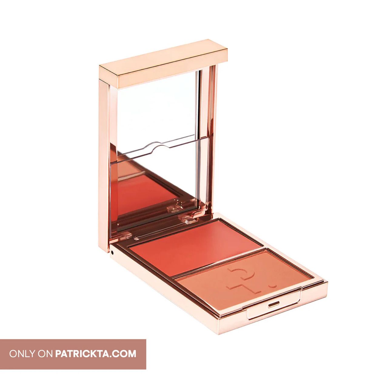 Patrick Ta - Major Headlines - Double-Take Creme &amp; Powder Blush Duo | Do We Know Her? (Neutral Peach)
