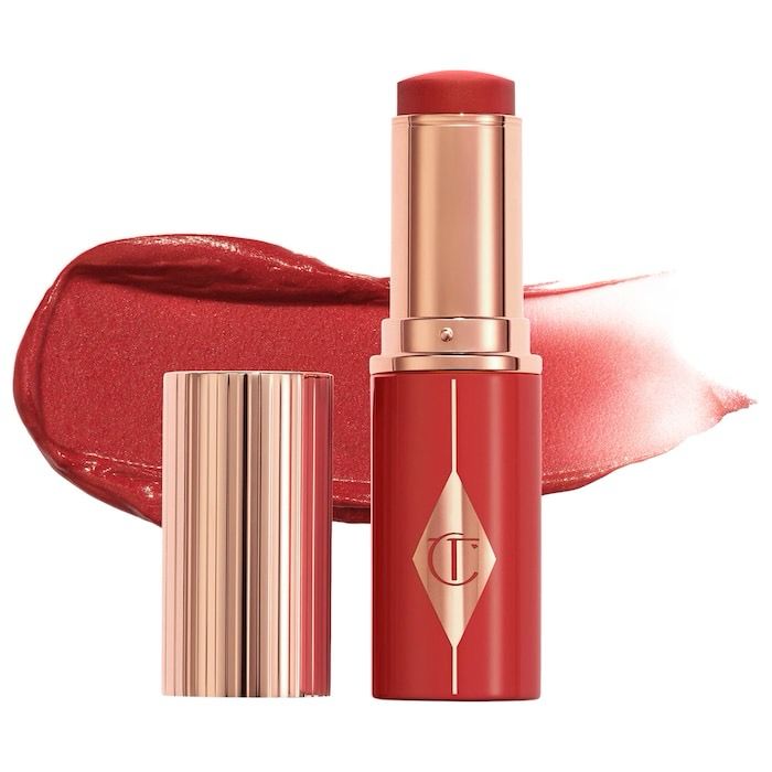 Charlotte Tilbury - Unreal Lip + Cheek Glow Blush Stick with Hyaluronic Acid | Cherry Glow