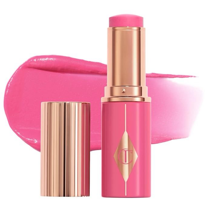 Charlotte Tilbury - Unreal Lip + Cheek Glow Blush Stick with Hyaluronic Acid | Pinky Glow
