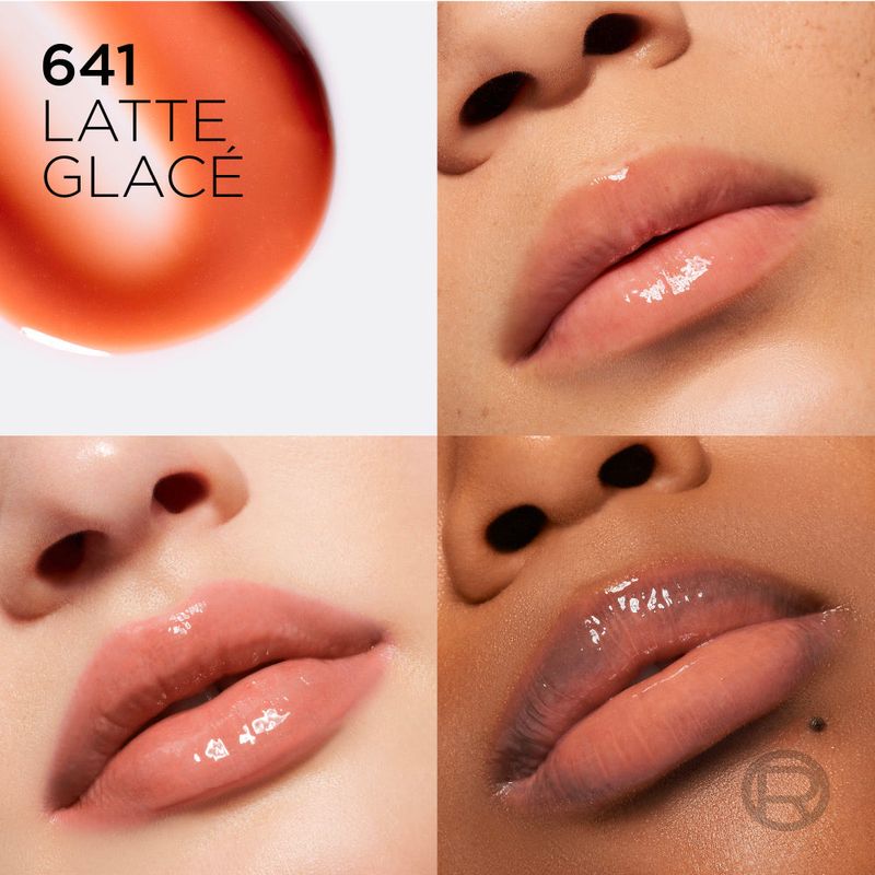 L'ORÉAL PARIS - Plump Ambition Hyaluron Lip Oil | 641 Latte Glace