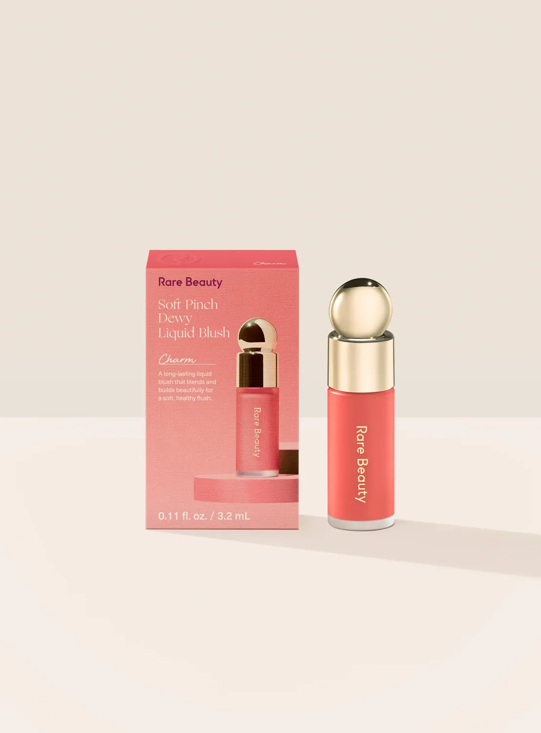 Rare Beauty - Mini Soft Pink Dewy Liquid Blush | Charm