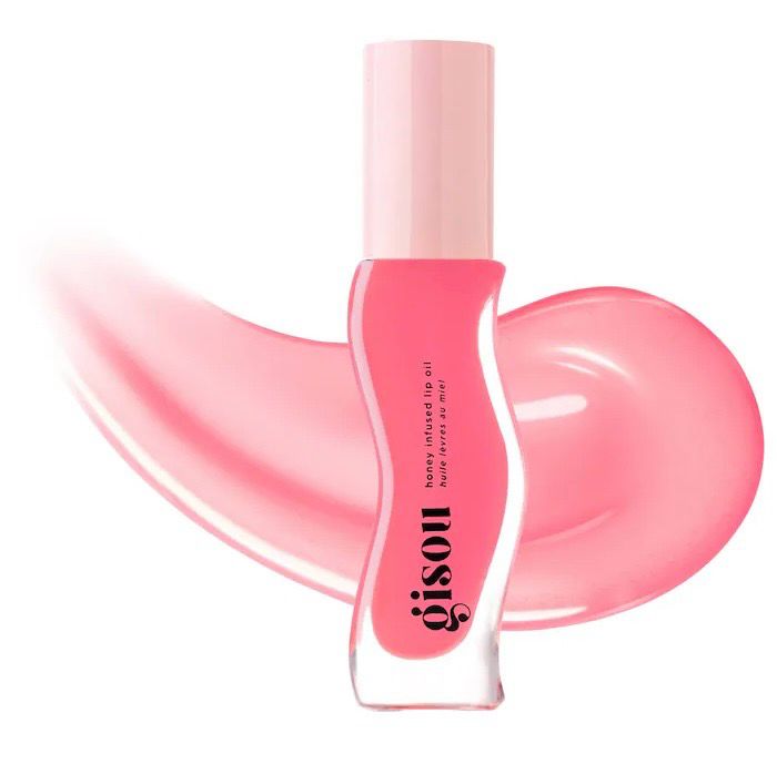 Gisou - Honey Infused Hydrating Lip Oil | Raspberry Swirl - Sheer Cool Pink