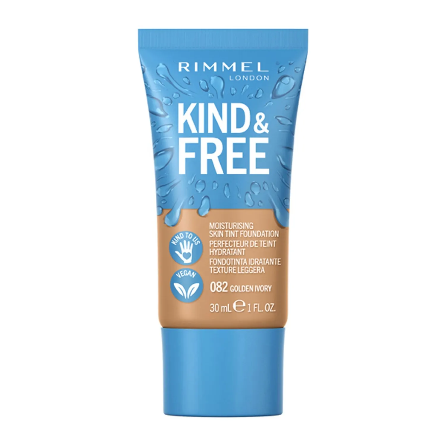 RIMMEL - Kind &amp; Free™ Moisturising Skin Tint | 082 Golden Ivory