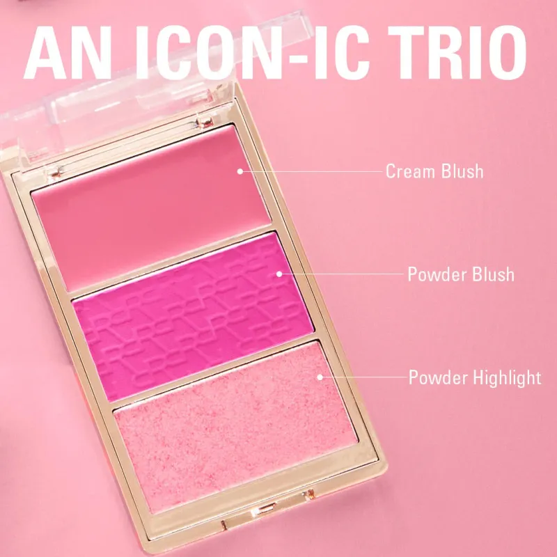 Revolution - Blush Icon Palette | Hot Pink Flag