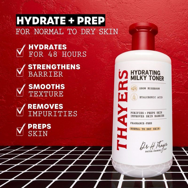 THAYERS - Milky Hydrating Face Toner with Snow Mushroom and Hyaluronic Acid