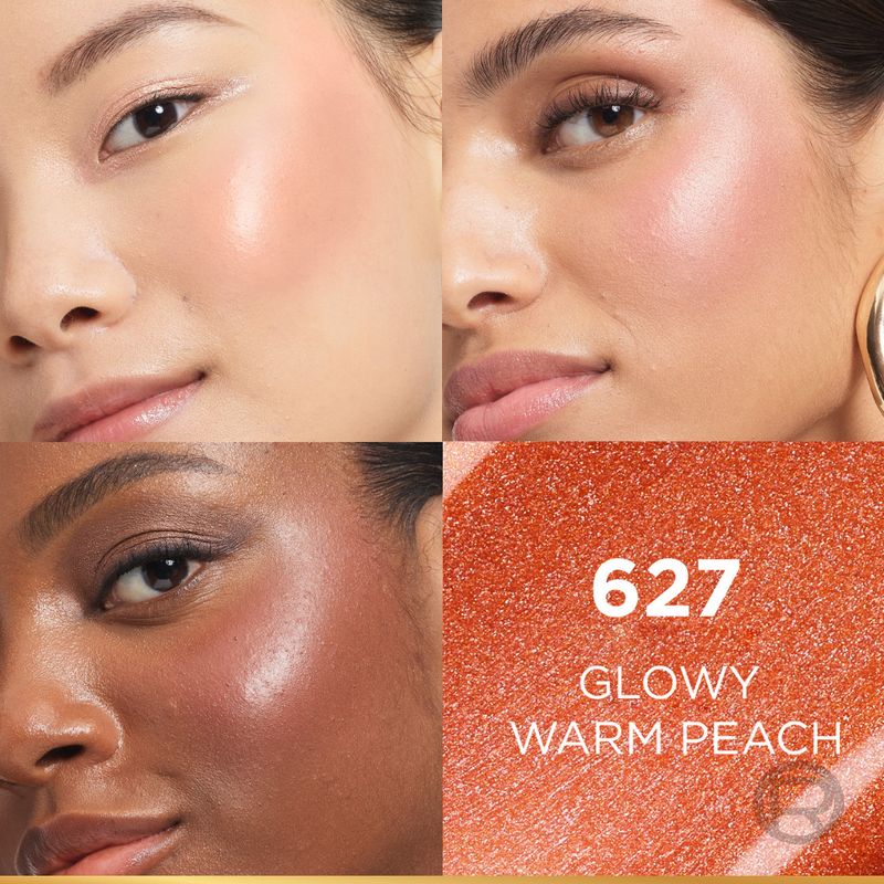 L'ORÉAL PARIS - LUMI Le liquid Blush | 627 Glowy Warm Peach