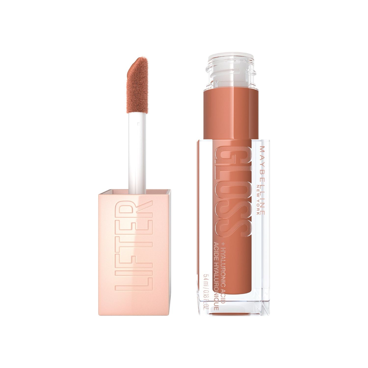 Maybelline - Lifter Gloss Lip Gloss Makeup With Hyaluronic Acid | 27-Toffee