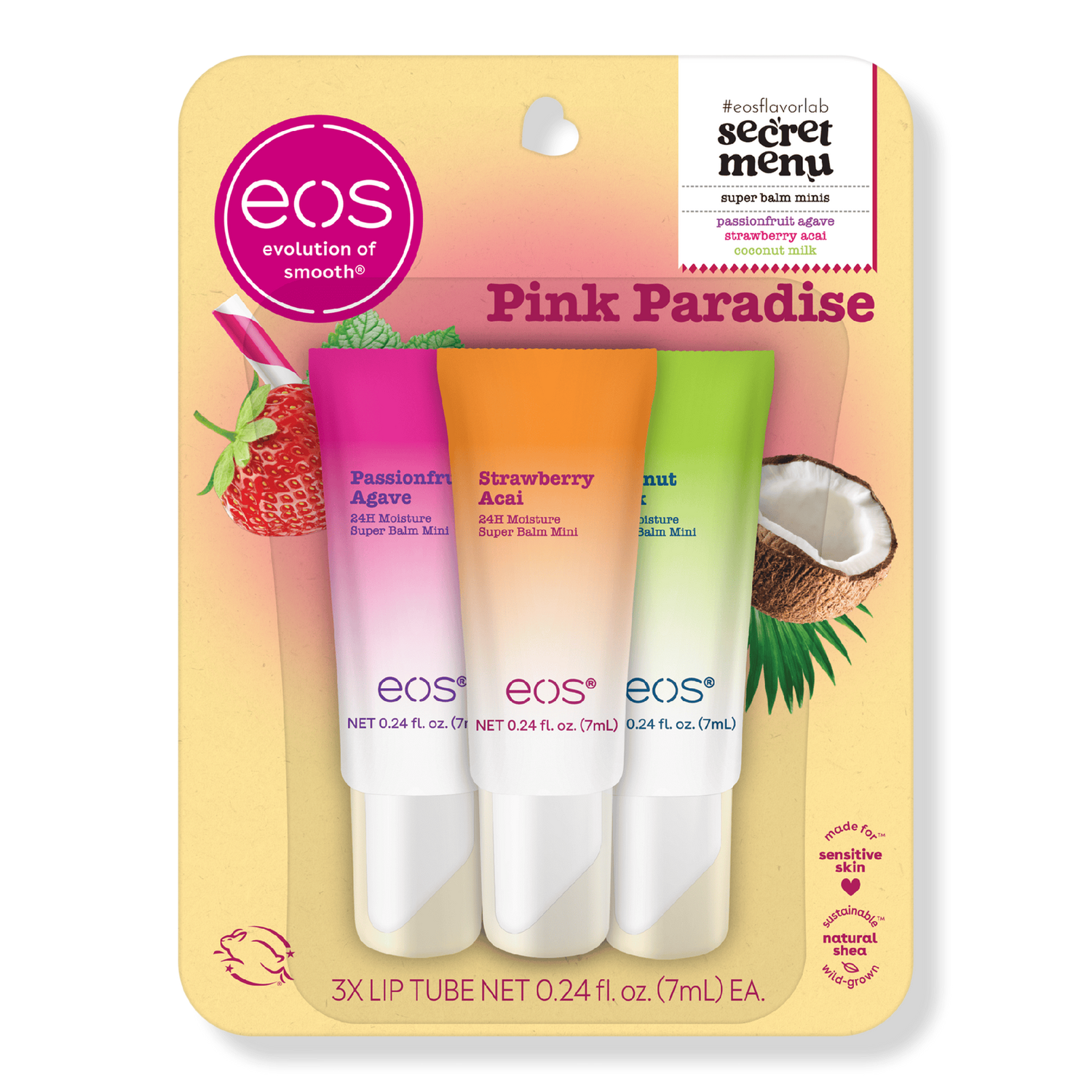 EOS - Pink Paradise Minis 3 Piece Set