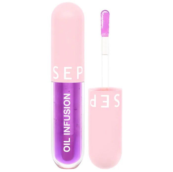 Sephora Collection - Oil Infusion Hydrating Lip Oil | Blackberry - sheer purple
