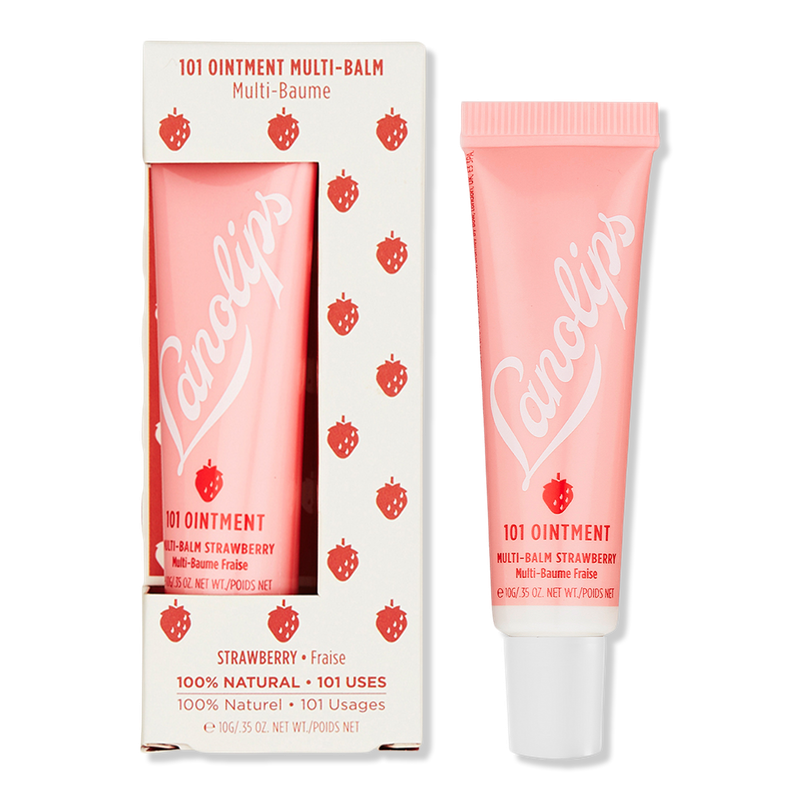 Lanolips - Strawberry 101 Ointment Multi-Balm - Dry Lips Treatment