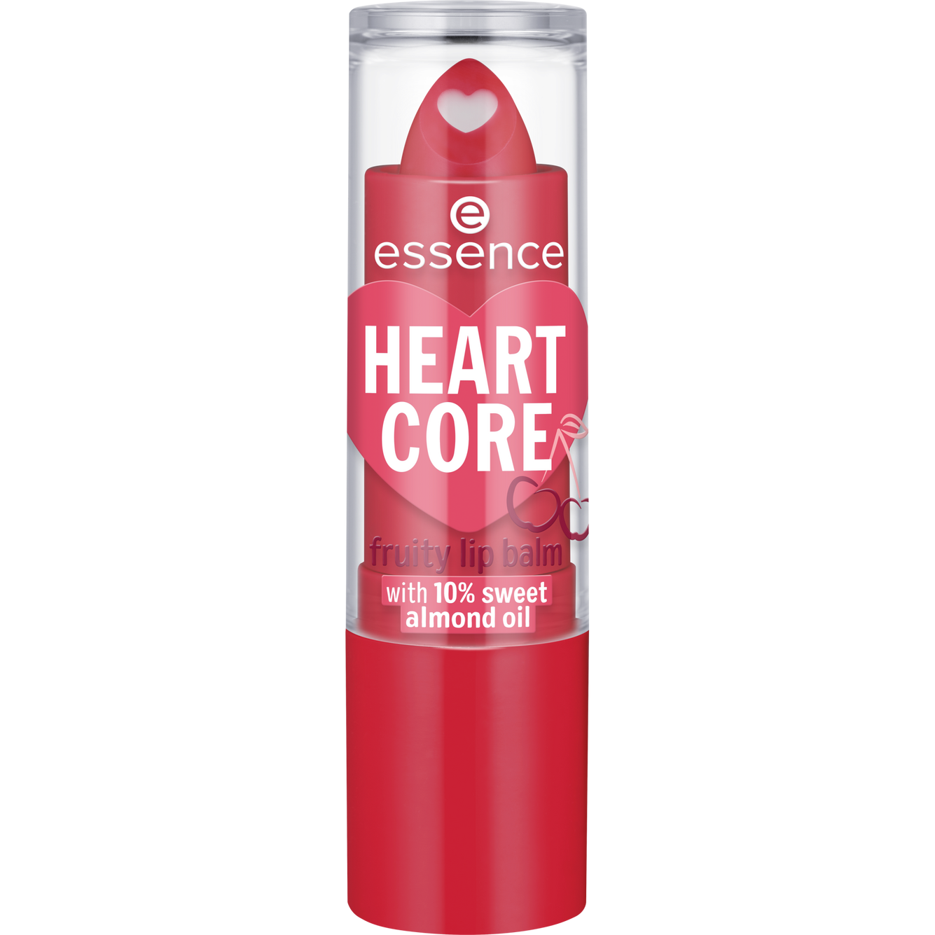 ESSENCE - Heart Core Fruity Lip Balm | 01 Crazy Cherry