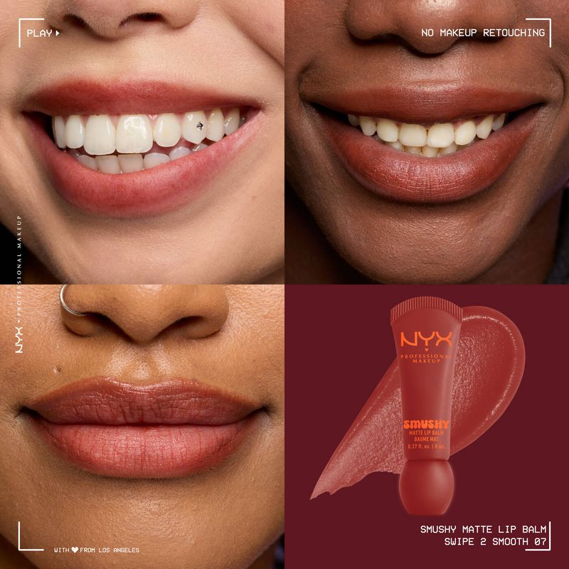 NYX - Smushy Matte Lip Balm | 07 Swipe 2 Smooth
