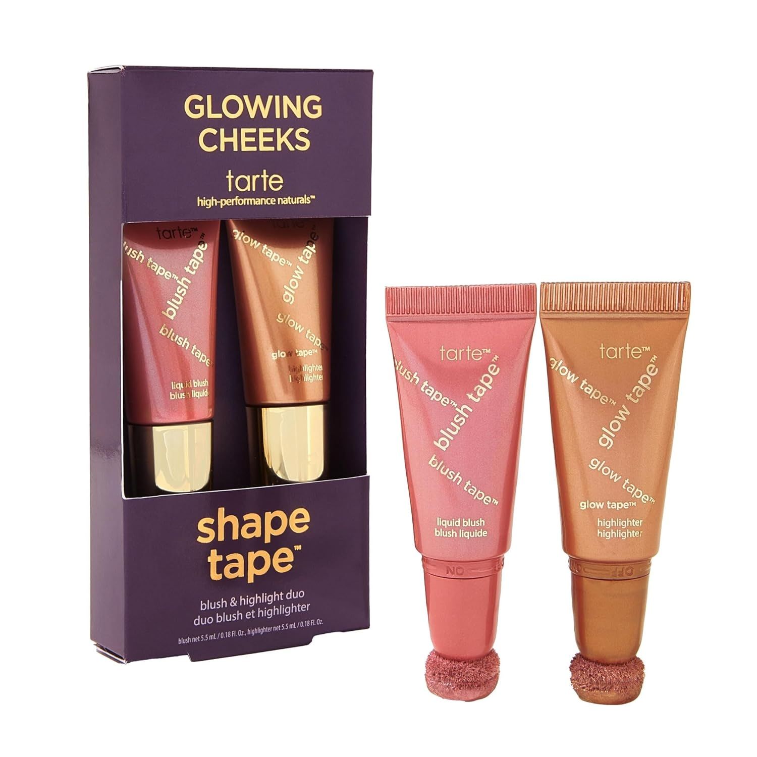 Tarte - Glowing Cheeks Shape Tape | Berry &amp; Bronze glow