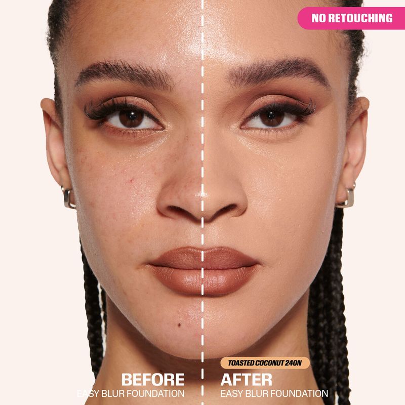 Huda Beauty - Mini Easy Blur Natural Airbrush Foundation with Niacinamide | Toasted Coconut 240N