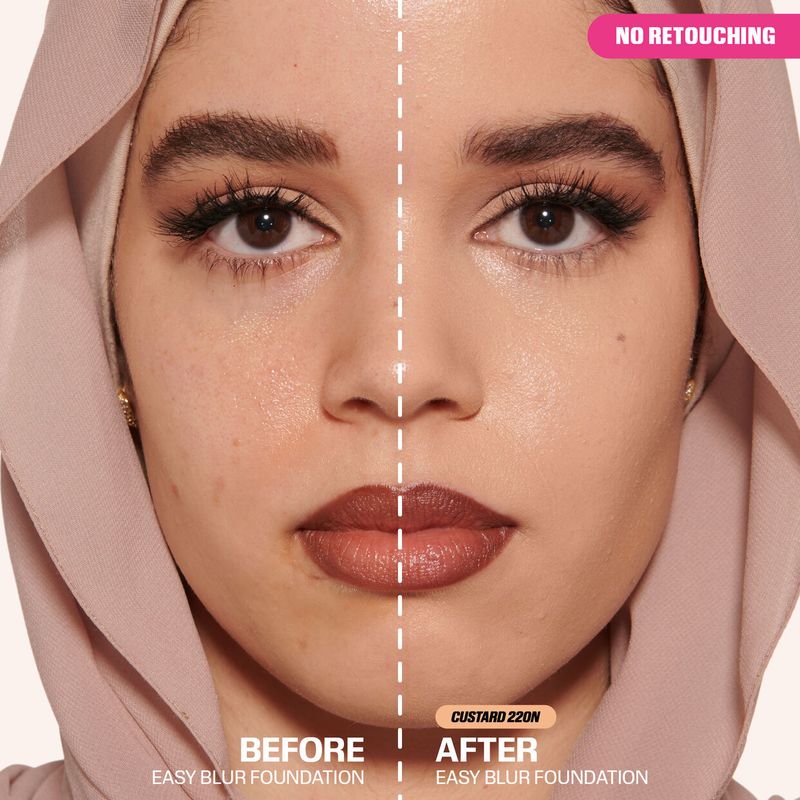 Huda Beauty - Mini Easy Blur Natural Airbrush Foundation with Niacinamide | Custard 220N