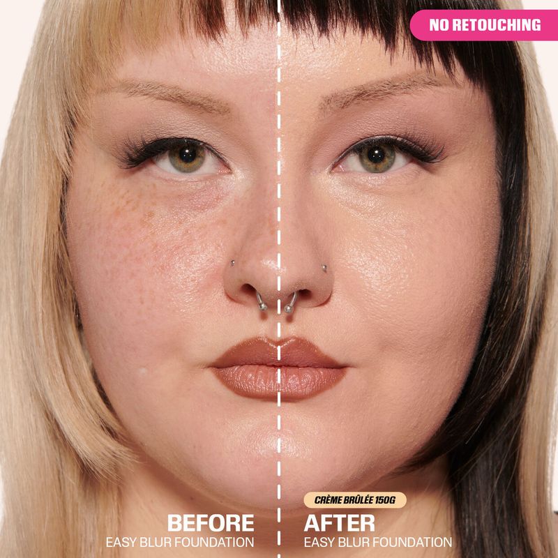 Huda Beauty - Mini Easy Blur Natural Airbrush Foundation with Niacinamide | Crème Brûlée 150G 