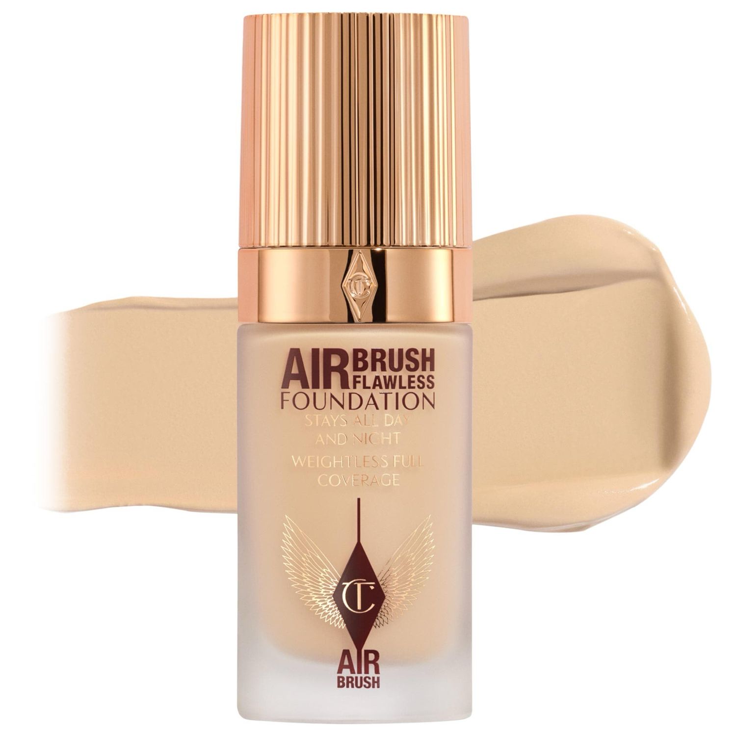 Charlotte Tilbury - Airbrush Flawless Blurring &amp; Matte Full Coverage Foundation | 4 Neutral - fair with neutral undertones 
