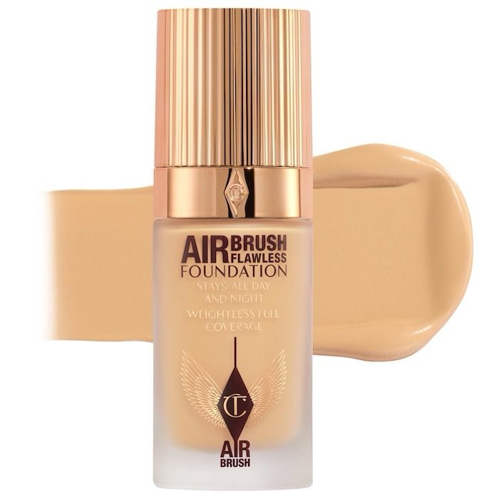 Charlotte Tilbury - Airbrush Flawless Blurring &amp; Matte Full Coverage Foundation | 6 Neutral - medium with neutral undertones 