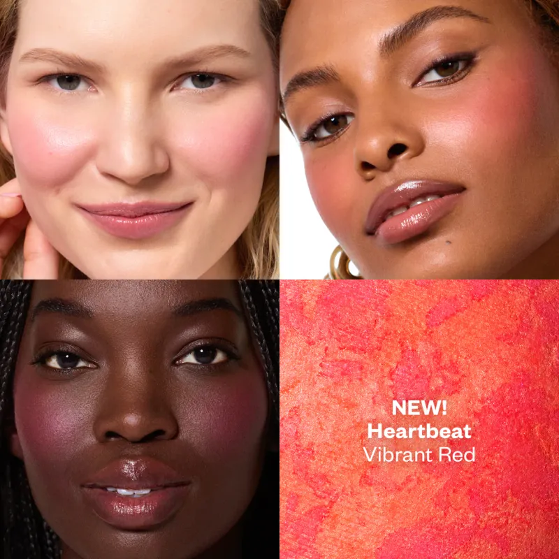 Kosas - Blush Is Life | Heartbeat - Vibrant Red