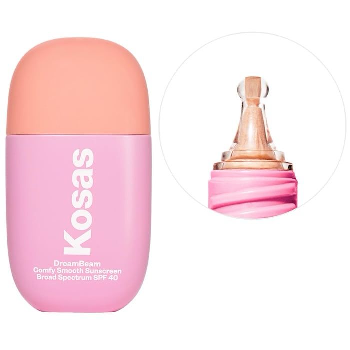 Kosas - DreamBeam Silicone-Free Mineral Sunscreen SPF 40 with Ceramides and Peptides | DreamBeam - 40 mL