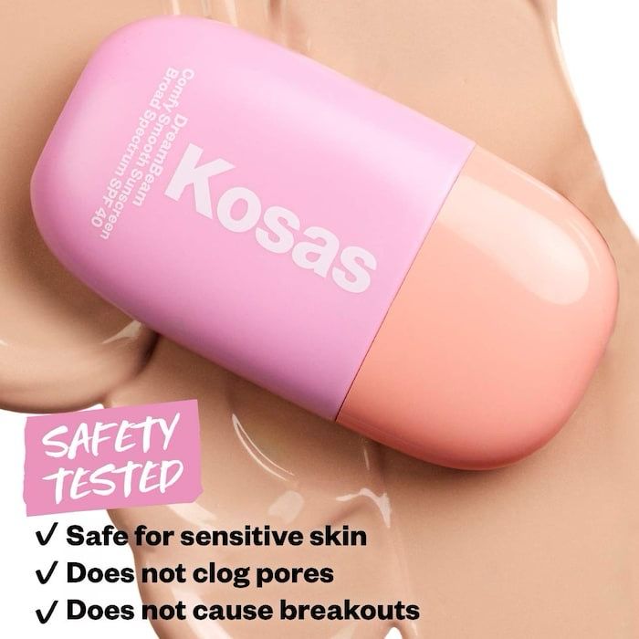 Kosas - DreamBeam Silicone-Free Mineral Sunscreen SPF 40 with Ceramides and Peptides | DreamBeam - 40 mL