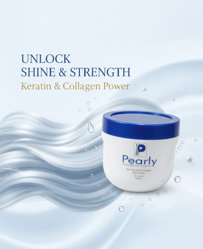 PEARLY Keratin Cure - Keratin and Collagen Hair Mask | 500 mL