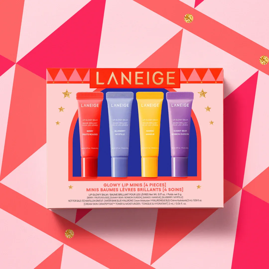 LANEIGE - Glowy Lip Minis Set 