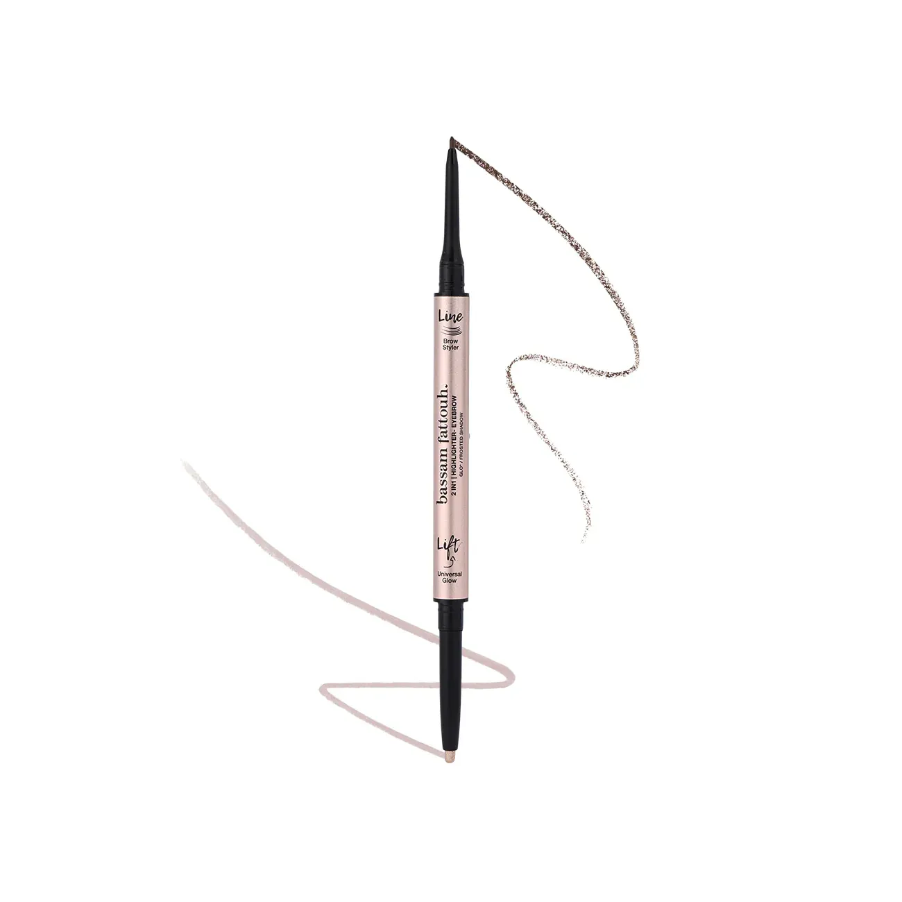Bassam Fattouh - 2n1 Highlighter - Eyebrow | GLO*Frosted Shadow