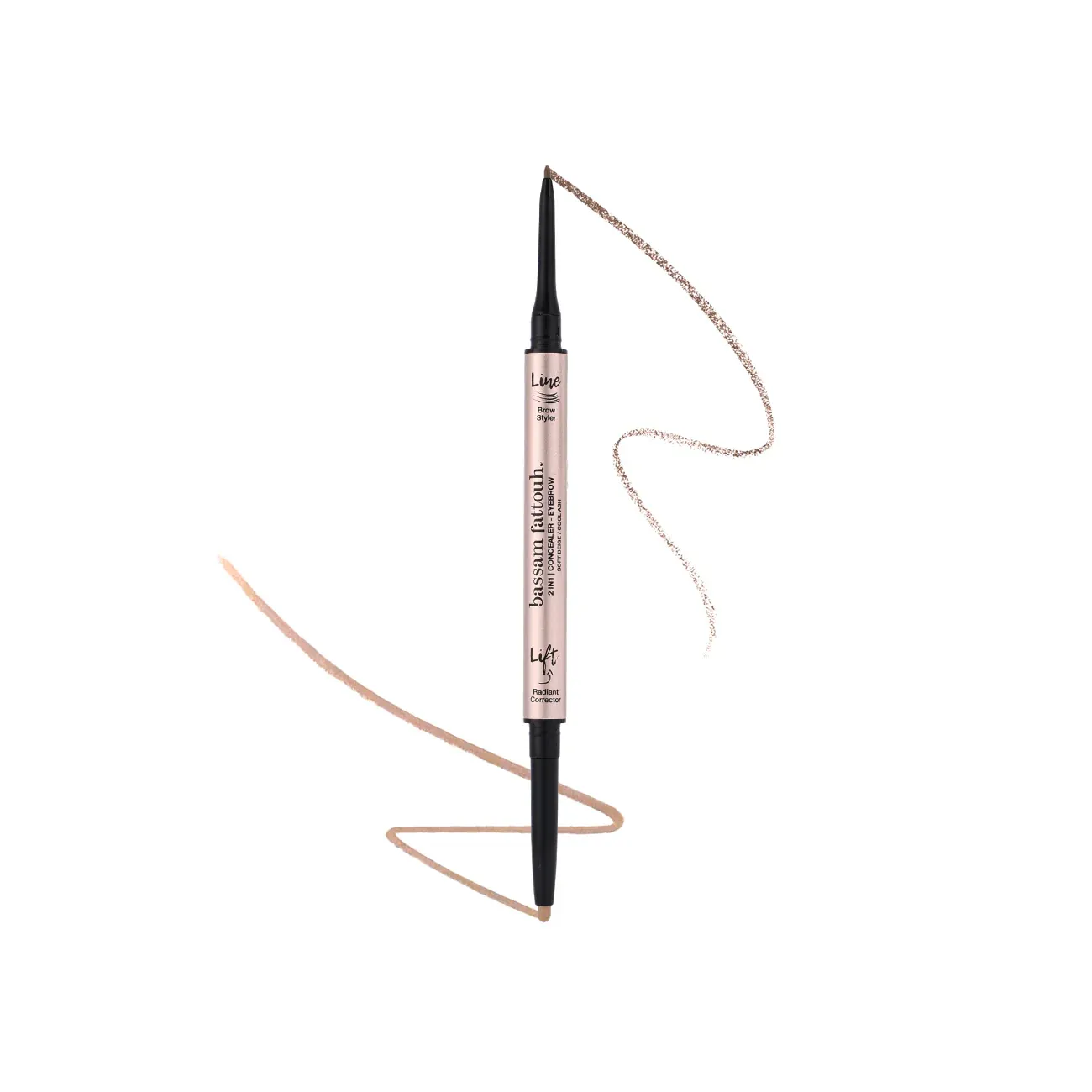 Bassam Fattouh - 2n1 Concealer - Eyebrow | Soft Beige Cool Ash