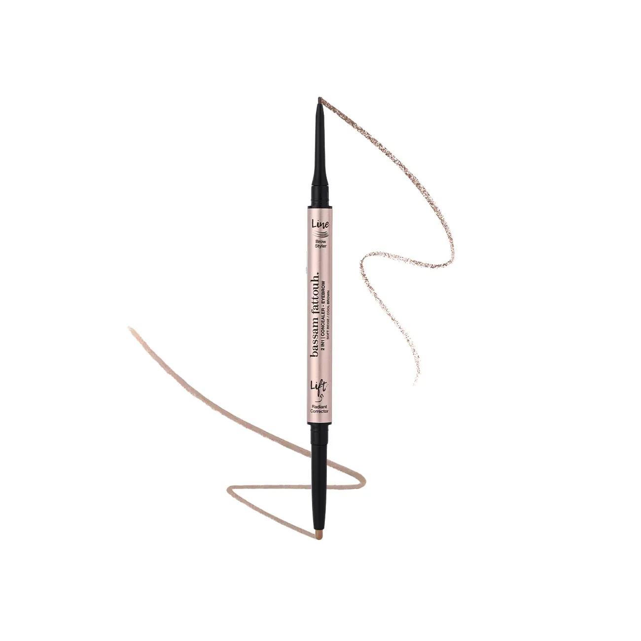 Bassam Fattouh - 2n1 Concealer - Eyebrow | Soft Beige Cool Brown