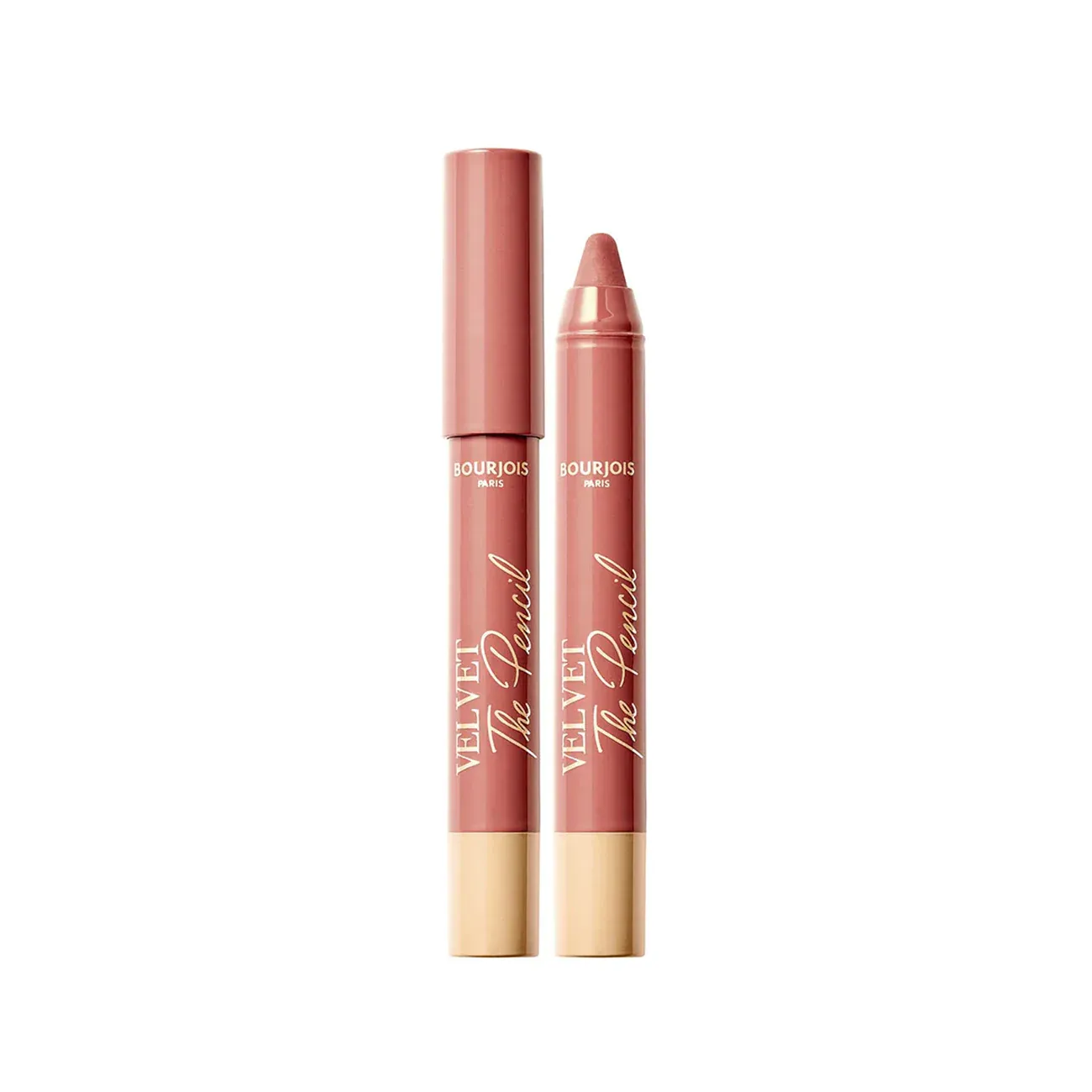 Bourjois Paris - Velvet the Pencil Lipstick Pencil | 01 - Nudifull