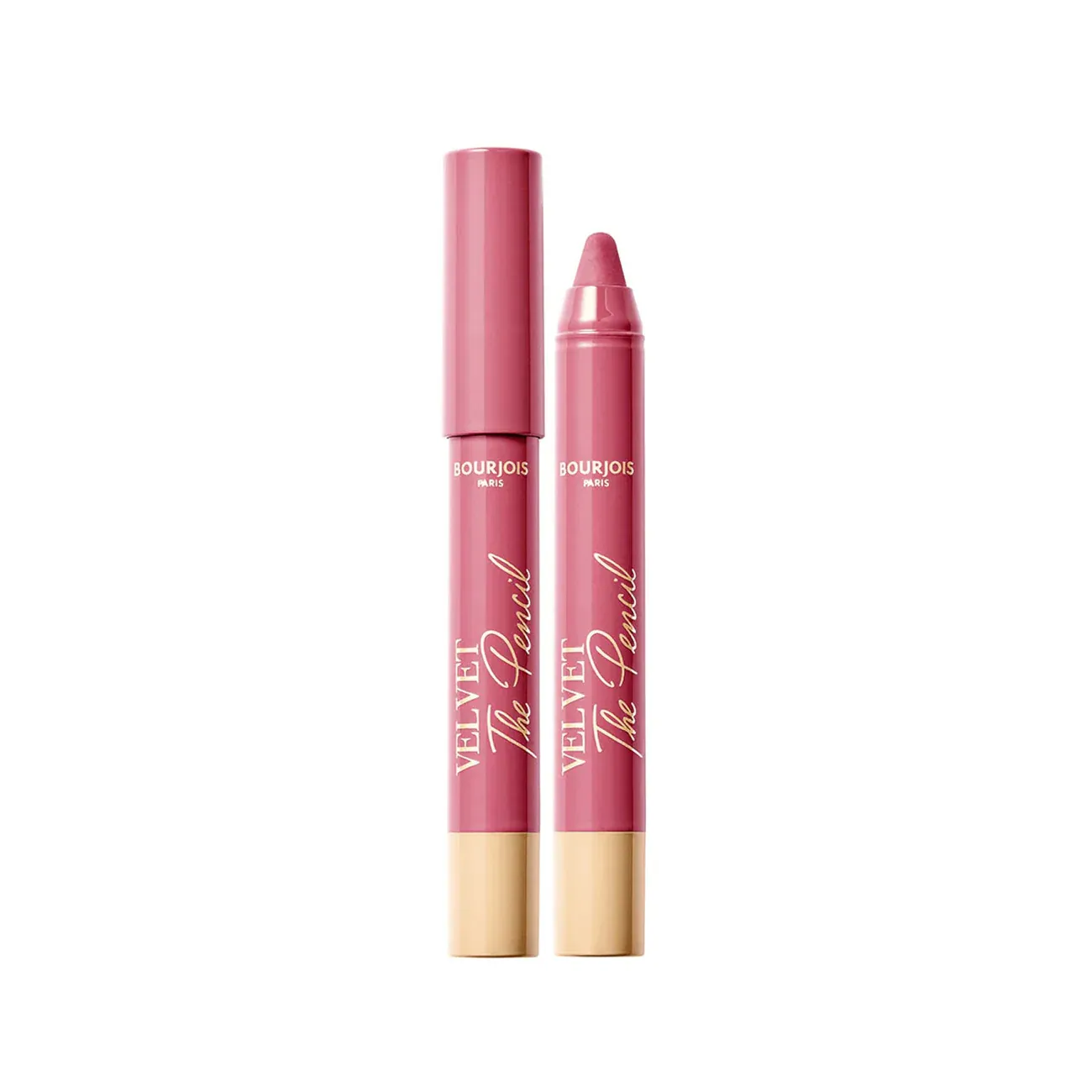 Bourjois Paris - Velvet the Pencil Lipstick Pencil | 02 - Amou-Rose