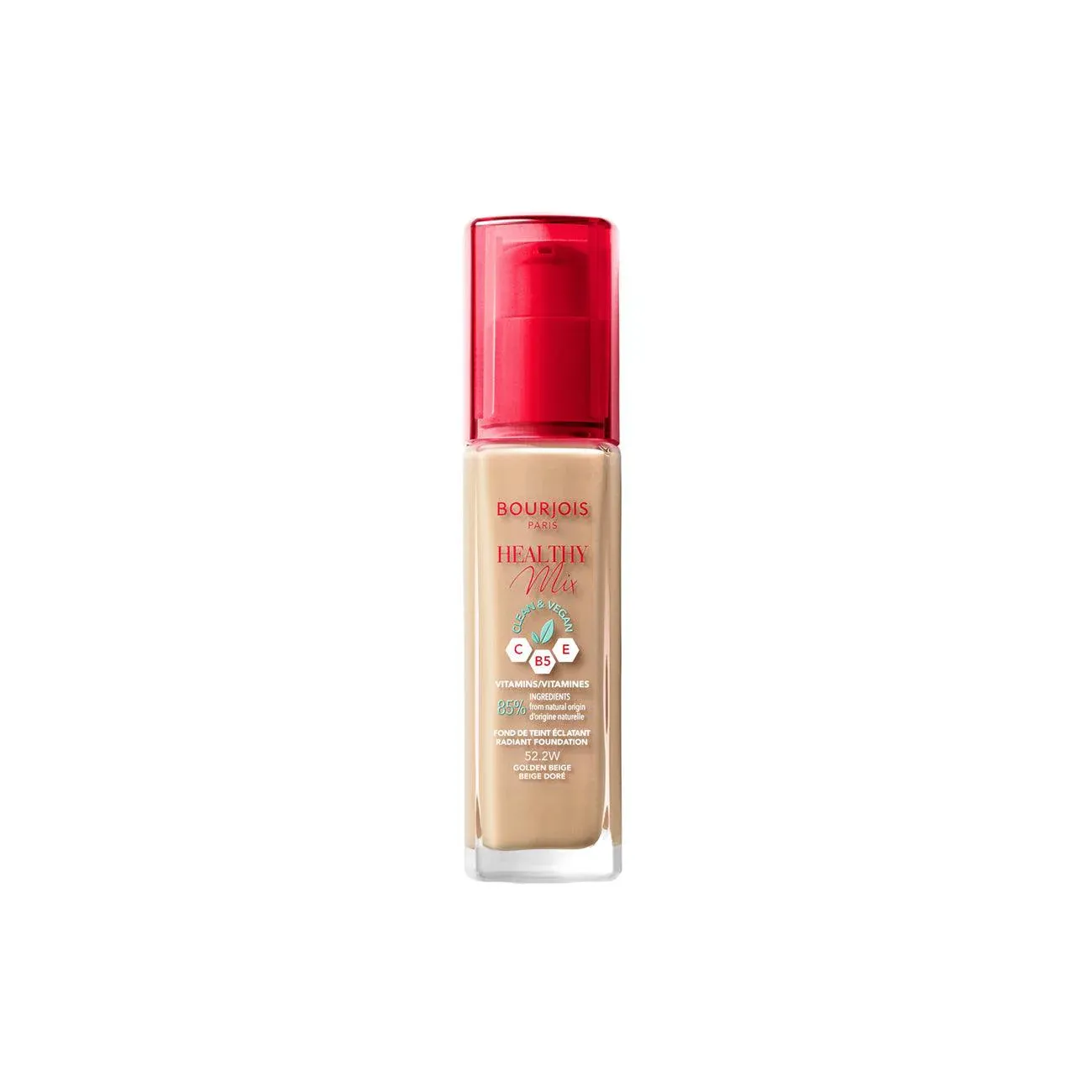 Bourjois Paris - Healthy Mix Clean Foundation | 52.2W - Golden Beige