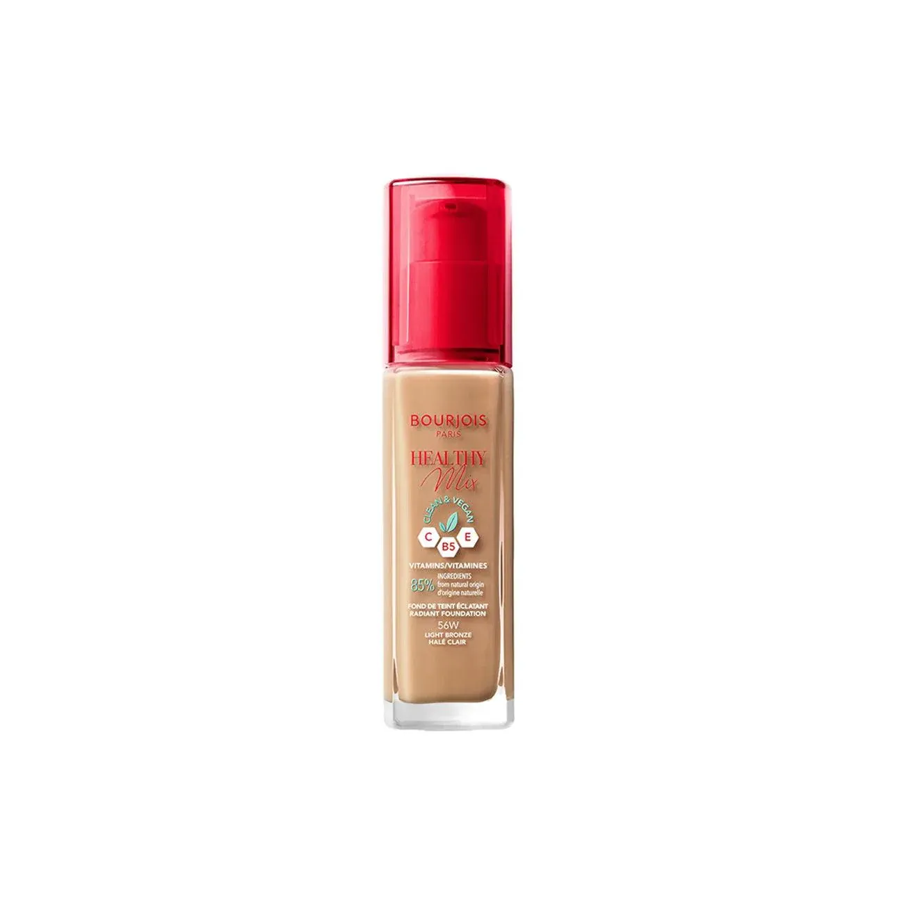 Bourjois Paris - Healthy Mix Clean Foundation | 56W - Light Bronze