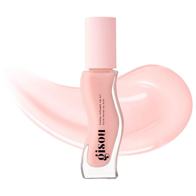 Gisou - Honey Infused Hydrating Lip Oil | Vanilla Glaze - milky creamy pink
