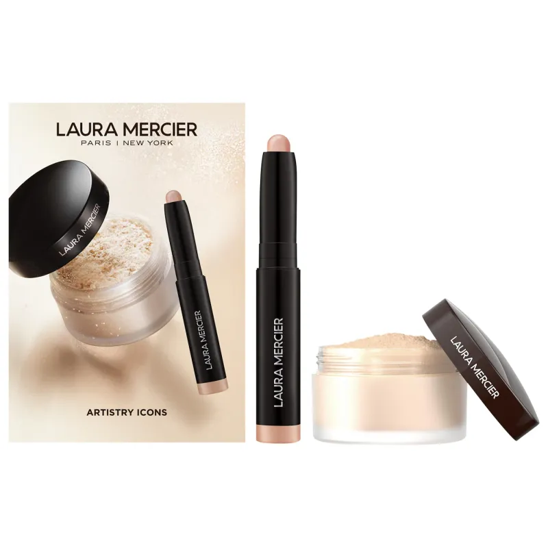 Laura Mercier - Mini Artistry Icons Loose Powder and Eyeshadow Set