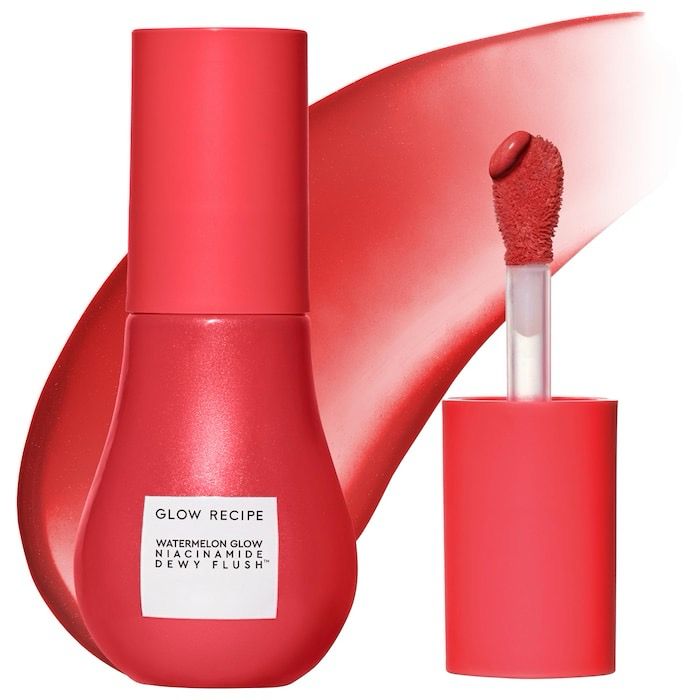 Glow Recipe - Watermelon Glow Niacinamide Dewy Flush | Cherry Flush - sheer cherry red