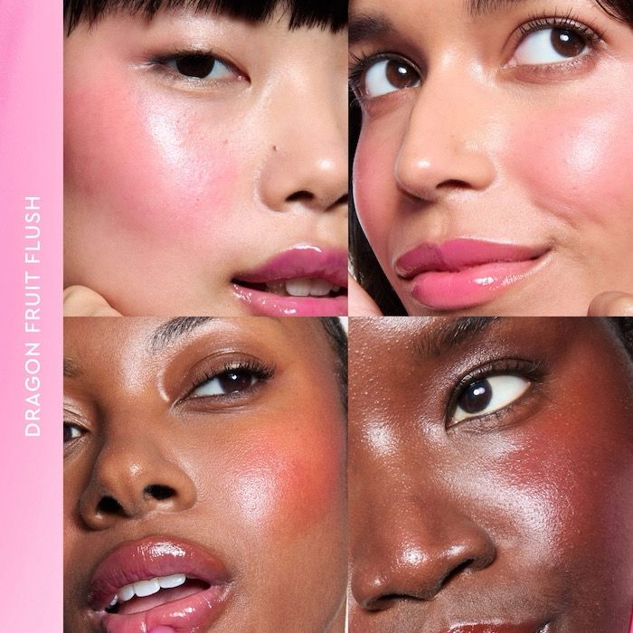 Glow Recipe - Watermelon Glow Niacinamide Dewy Flush | Dragonfruit Flush - sheer bright pink