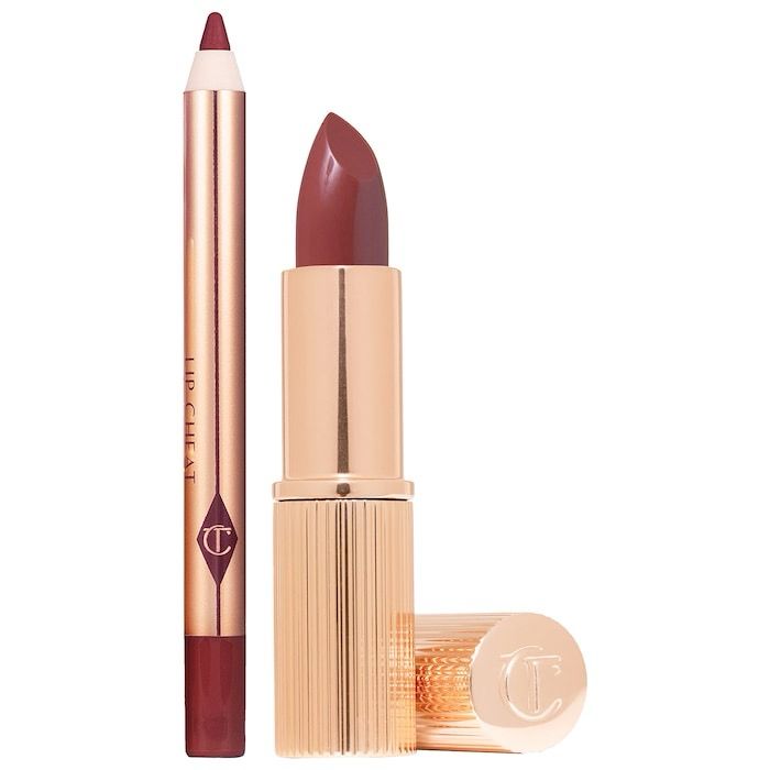 Charlotte Tilbury - Mini Pillow Talk Lipstick &amp; Liner Set | Pillow Talk Deep