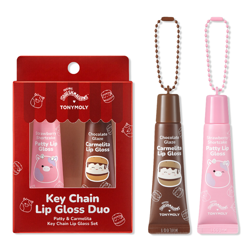 TONYMOLY - Squishmallows Keychain Lip Gloss Duo